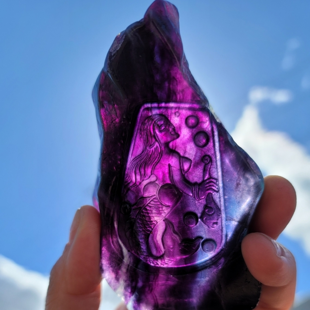 Fluorite mermaid